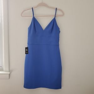 Little blue bodycon dress